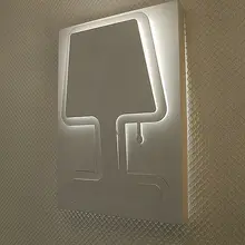 Италия освещения современный минималистский спальня лампа ночники бра 3D коридора свет лампы art