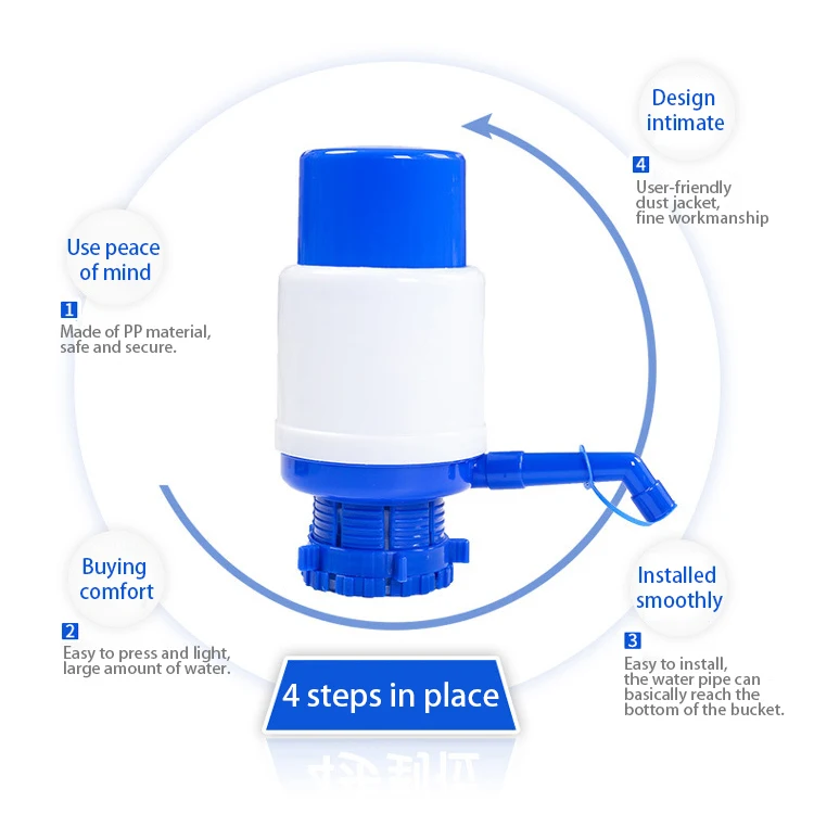 Водяной насос с очень короткие трубки и санитарной крышкой ручной питьевой воды Pum