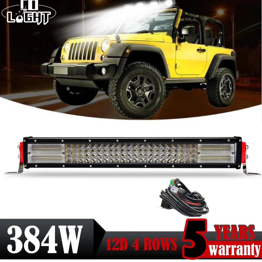 

CO LIGHT 4-Row 12D 22 inch LED Light Bar Combo Beam Auto Work Light 12V 24V for 4WD 4x4 Trailer ATV Truck Boat Offroad LED Bar