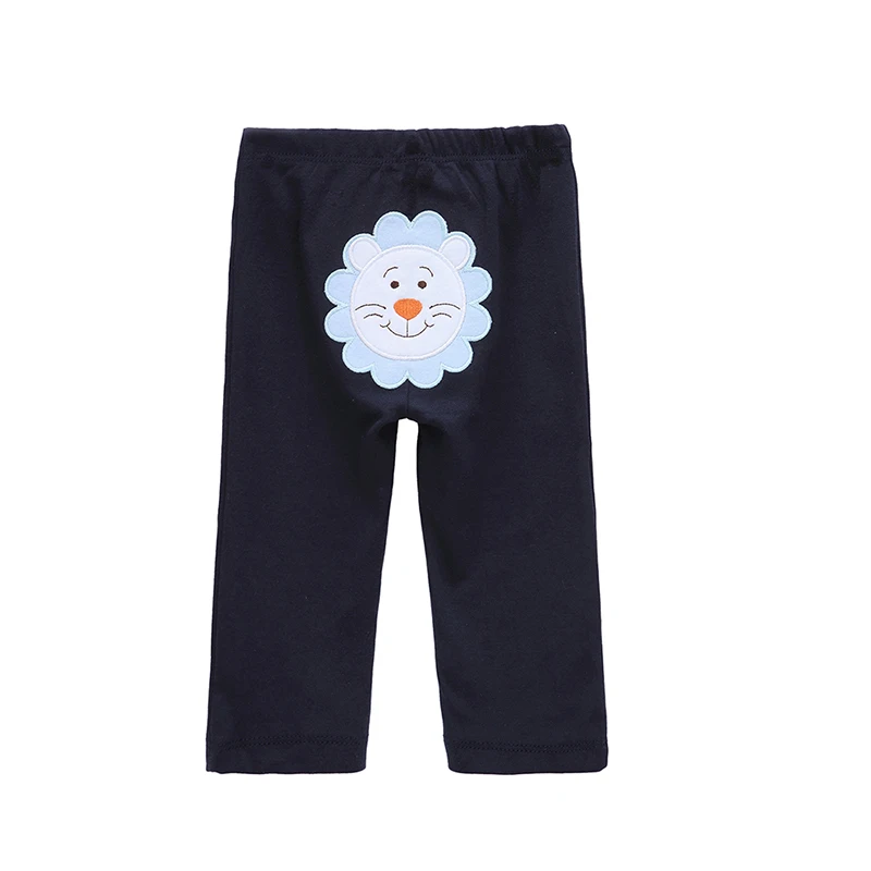 3PCSLOT Spring Hot Sale Baby Boy Pants Casual Cotton Baby Leggings Elastic Waist Baby Girl Pants Cartoon Full Length Baby Pants (2)