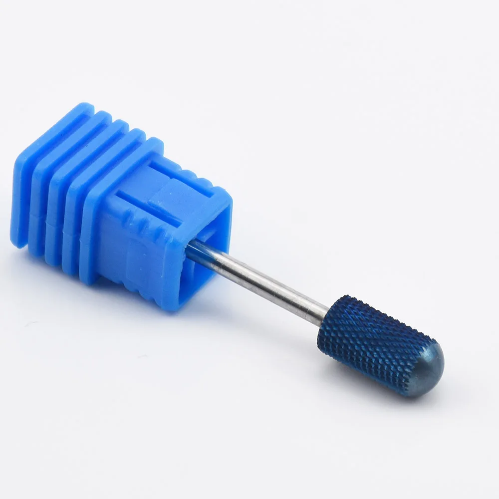 Jewhiteny синие вольфрамовые круглые карбидные сверла для ногтей фреза маникюрный сверлильный станок аксессуары пилочка для ногтей инструменты для ногтей - Цвет: M5