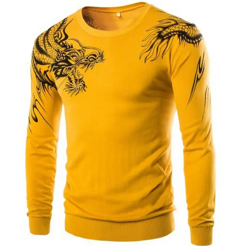 Мужской свитер осень модный бренд высокого качества личность Повседневный свитер тонкий вязаный мужской s свитера и пуловеры мужской