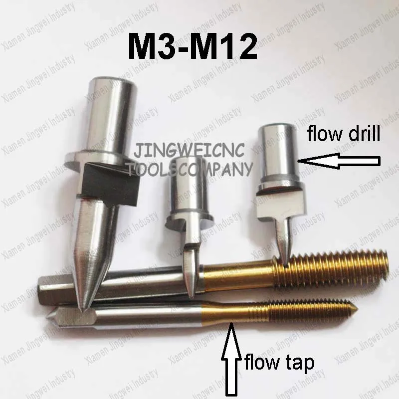 Вольфрамовый Карбид потока сверла плоского типа M3 M4 m5 m6 m8 m10 m12 формы сверла, трения сверла с плоским типом и резьбой формирования крана