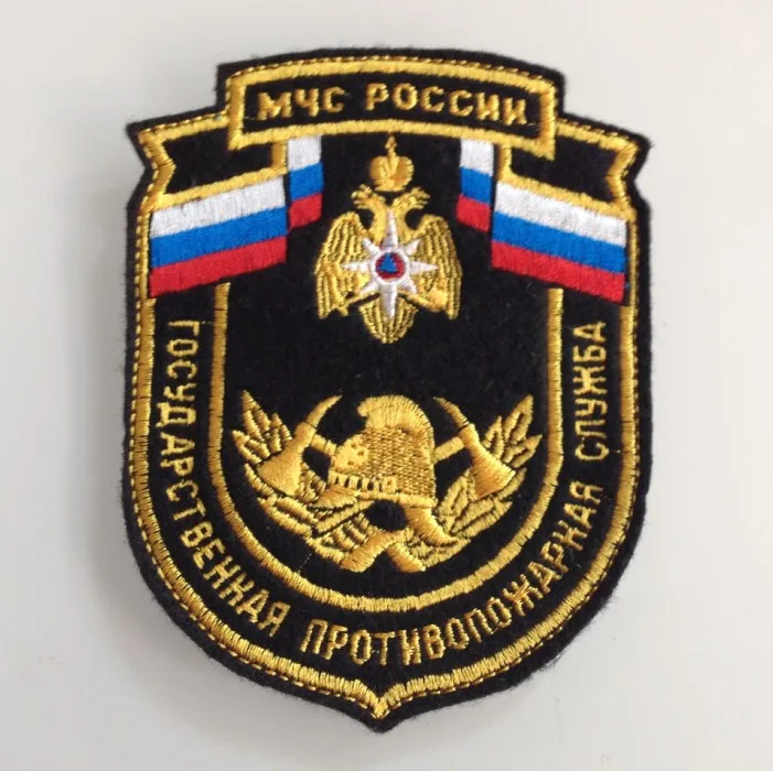 

Original Russian Military Morale Patch fire-fighting Embroidery 3D Army Patches Badge