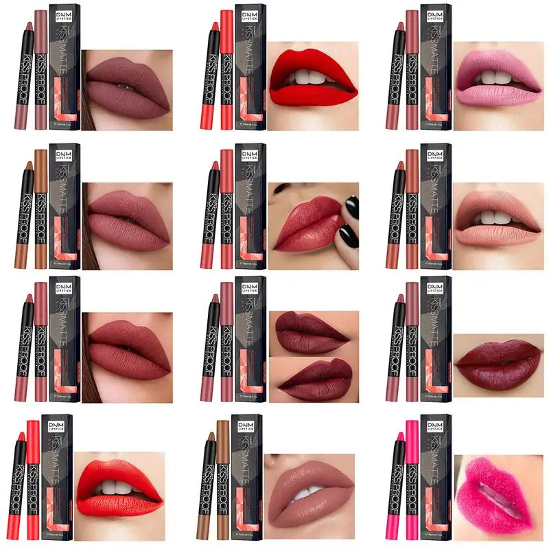 Sexy-Matte-Lip-Stick-Lipliner-Kiss-Proof-Matter-Non-Marking-Lipstick-Lip-Liner-Pen-Cosmetic-Makeup