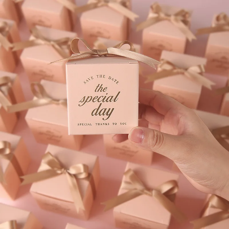 

Wedding Box for Candy New Arrival Candy Gift Boxes Party Favors Gift Bags Packaging Wedding Candy Boxes for Shower Party Decor