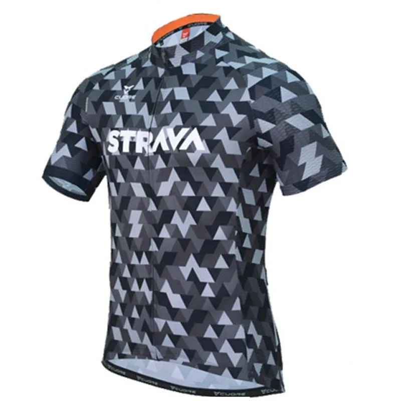 Летняя мужская велосипедная футболка Strava Team с коротким рукавом Ropa Ciclismo Uniformes велосипедная Одежда дышащая велосипедная рубашка