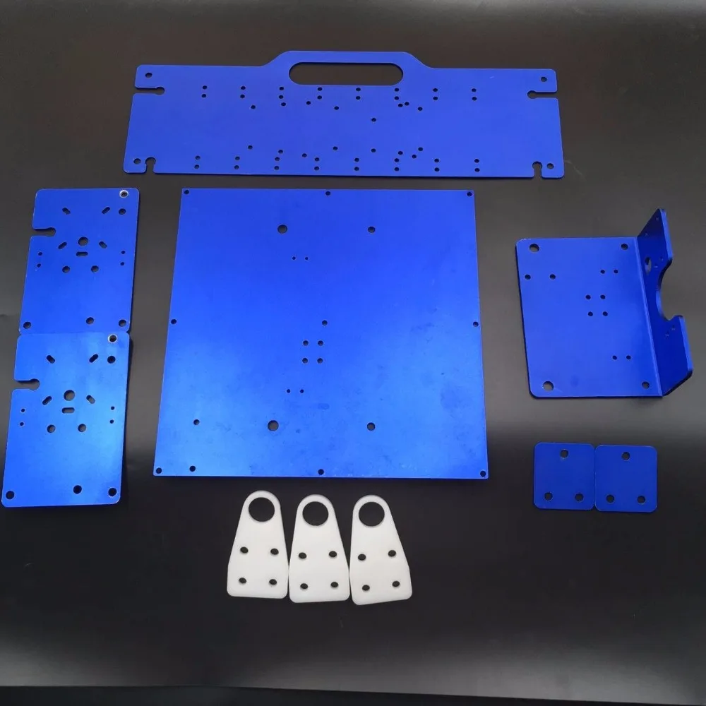 

Reprap Buildlog ORDbot Gentry Carriage Bracket Motor Bracket Idler Pulley Plate Carriage Plate Extruder Carriage