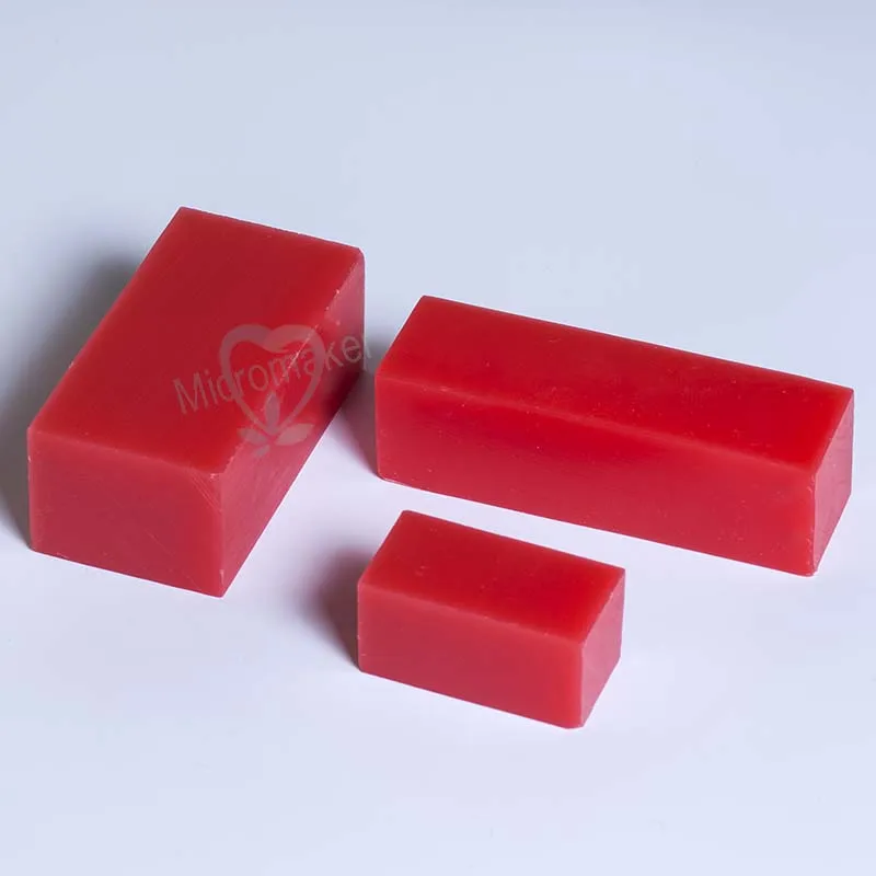 3 шт. 3 размера стоматологические материалы механик студент красный резной воск блоки ювелирные изделия восковой дизайн восковой модели изготовления