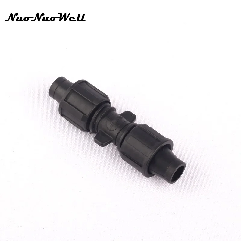 

5pcs NuoNuoWell 5/8" 16mm Straight Drip Tape Lock Couping for Garden Micro Drip Irrigation Watering Hose Fittings Pipe Connector