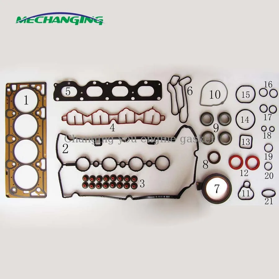

FOR VAUXHALL VECTRA OR INSIGNIA Engine Gasket Set Z18XER A18XER metal Automotive Spare Parts Overhaul Package Complete 93186911