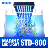 LICAH соленой воды светодио дный аквариум светодиодный свет STD-800 Бесплатная доставка