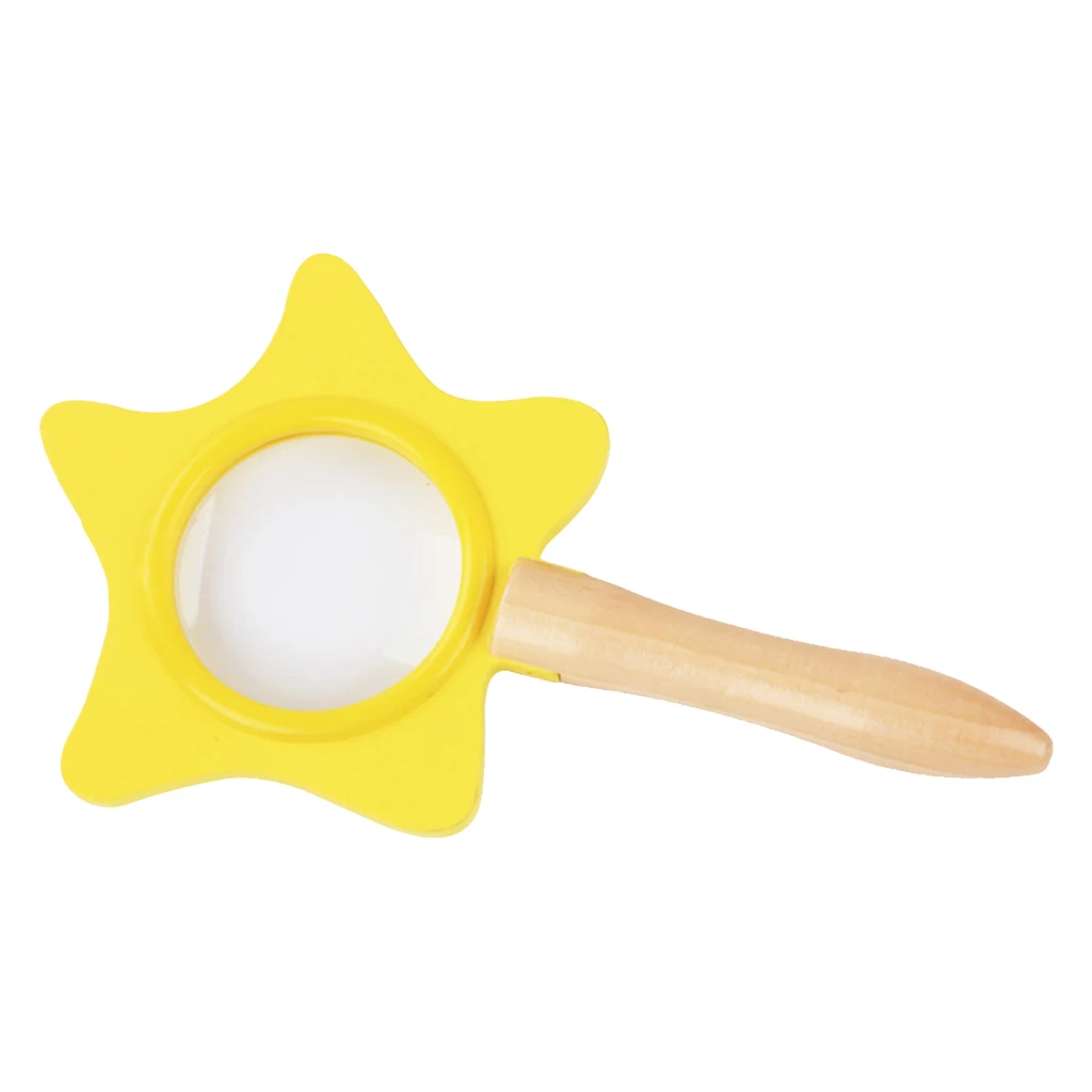 Magnifying Glass Science Nature Educational Toys for Kids Boy Girl w/ Handle