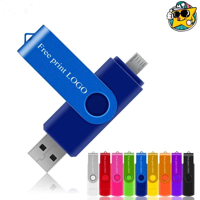 Флешки, usb флеш-карта накопитель 32 Гб 64 Гб 128 ГБ флэш-накопитель OTG usb флэш-цвет и стильные женские босоножки с бесплатной с логотипом, usb флешка по заказу покупателя