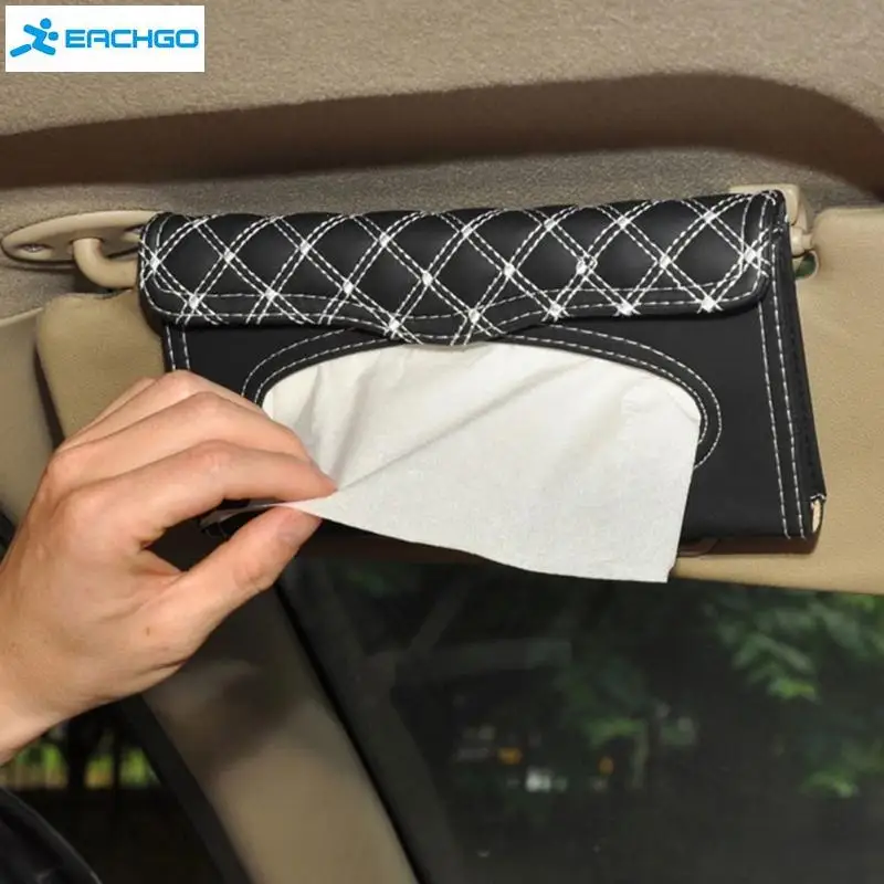 

Car Visor Tissue Box Car Accessories Clipboard Tissue Boxes Napkin Holder Auto Parts