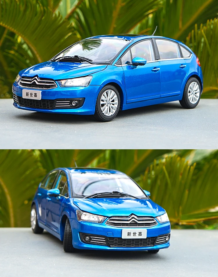 1:18 Citroen C-Quatre 2012 хэтчбек литая модель автомобиля игрушка Коллекция подарков оригинальная коробка