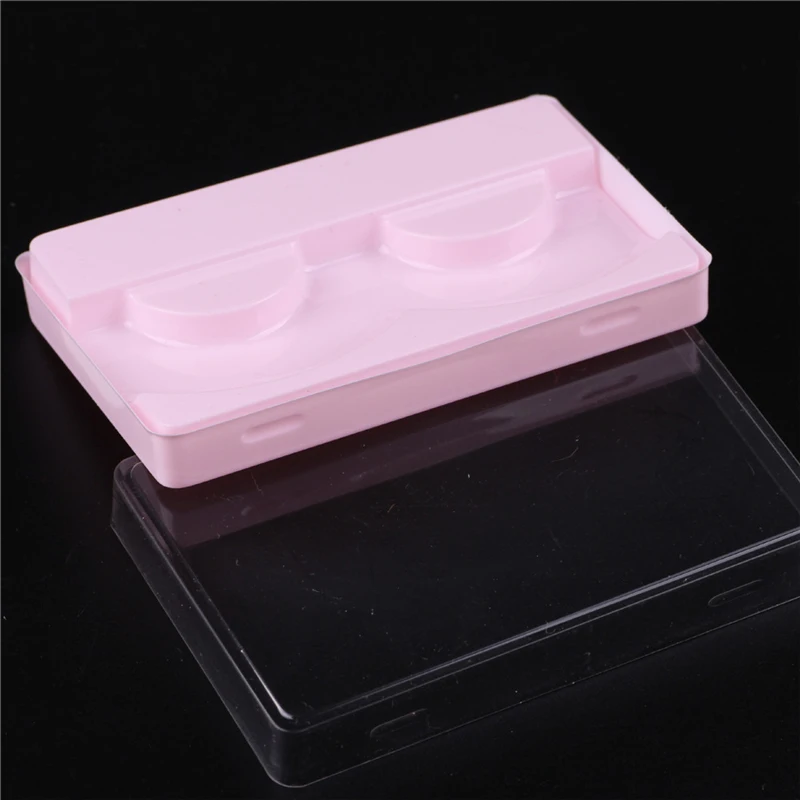 

10 Sets/Lot False Eyelash Storage Larger Thicker Lash Packing Box Transparent Empty Eye Lash Case Reuseable Plastic Lash Storage