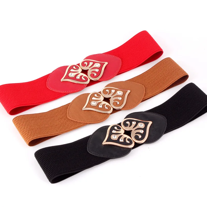 

Luxury Brand Leader Women's Belt Skinny Elastic Accessories Soft Love Design Female Vintage Dress Long Shir Thin Belts for Girls