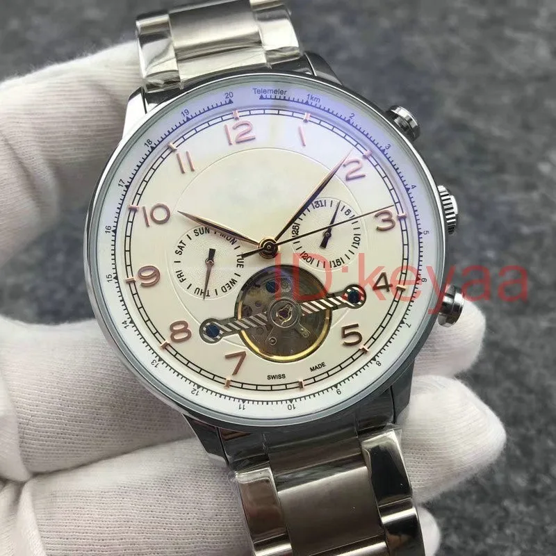 

LISM Bracelet Top Luxury Brand Mechanical Mens Designer SS Tourbillon Automatic Movement Watch Sports Self-wind AAA Wristwatches