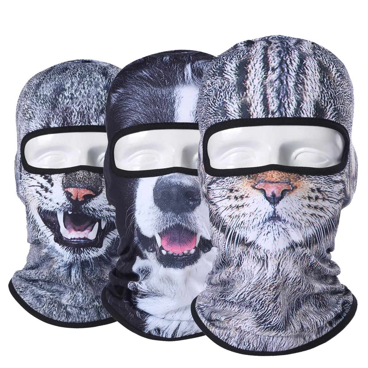 premium 3d animal balaclava full face mask windproof bicycle hats halloween cat dog - Premium Halloween Masks premium 3d animal balaclava full face mask windproof bicycle hats halloween cat dog - Premium Halloween Masks