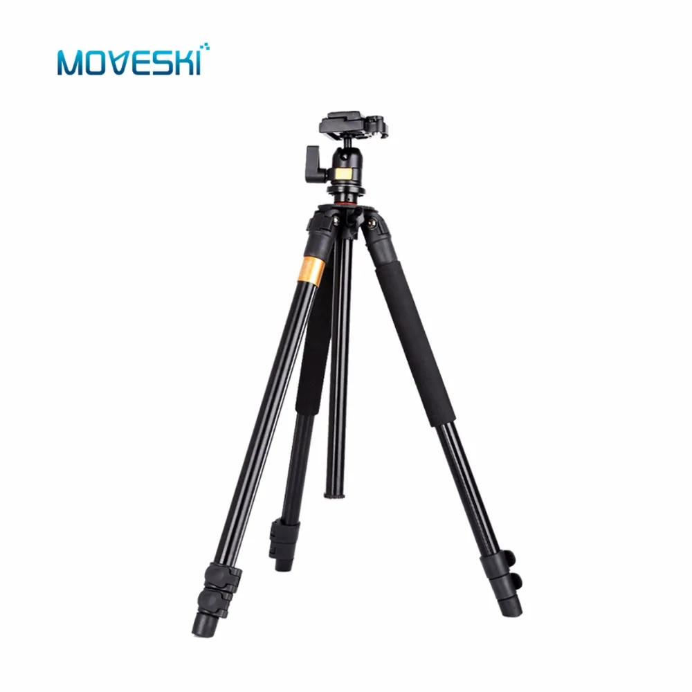 Moveski Q308 Профессиональный портативный мини-штатив для фотографий для Камера с штативами из алюминиевого сплава для Gopro аксессуары