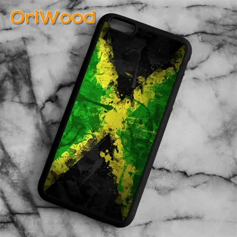 OriWood NEW JAMAICA COUNTRY FLAG Case cover for iPhone 5 6s 7 8 plus X XR XS 11 12 13 pro max Samsung Galaxy edge S8 S9 S10 | Мобильные