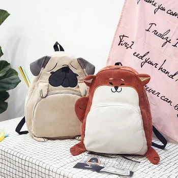 

022519 new hot lady girl lovely cartoon animals backpack children school bag