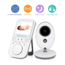 Радионяня VB605 Беспроводная 2,4 дюймов lcd радио няня музыкальный Интерком IR 24h портативная детская камера детская рация няня