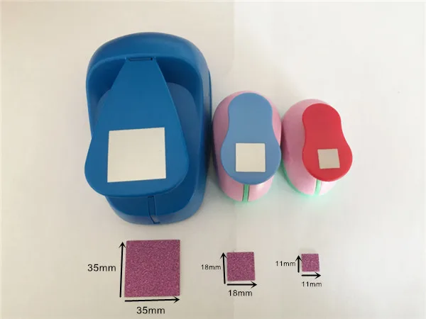 18 мм-53 мм квадратный в виде корабля дырокол для скрапбукинга школы DIY резак для бумаги EVA пены геометрические дыроколы