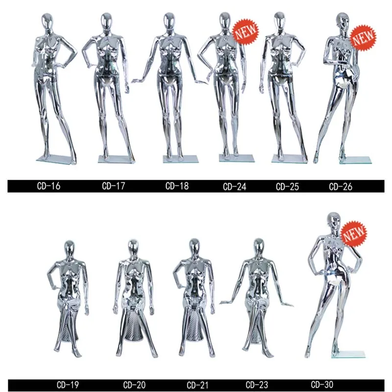 Electroplated silver model 8