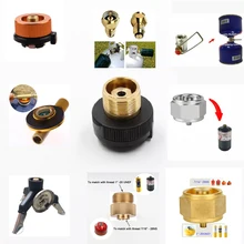 Canister Gas Convertor Shifter Refill Adapter Gas Stove Camping Stove Cylinders + Gas Cartridge Head Conversion Adapter 2018 new jeebel outdoor gas refill adapter camping stove valve propane tank refill adapter refilling gas cylinders for gas stove