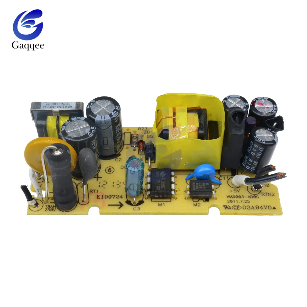 AC DC 100V 240V to 5V 2A mA Импульсный блок питания переключатель защиты от перенапряжения и