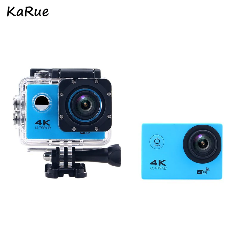 

Action Camera Ultra HD 4K / 25fps WiFi 2.0" 170D Underwater Camera Go Waterproof Pro Helmet Sport Cam for Riding Climbing