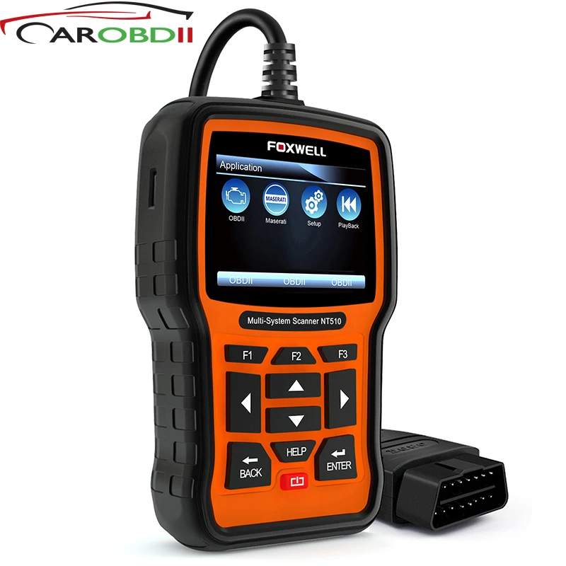 

Foxwell NT510 OBD2 Car Diagnostic Tool for Maserati Porsche BMW Benz ABS SRS Airbag Oil Reset DPF Full System Auto Scanner