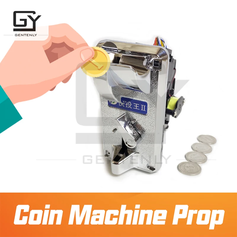 

Escape room prop coin machine prop insert coin into the slot to unlock escape game drop coins with audio vending machine prop