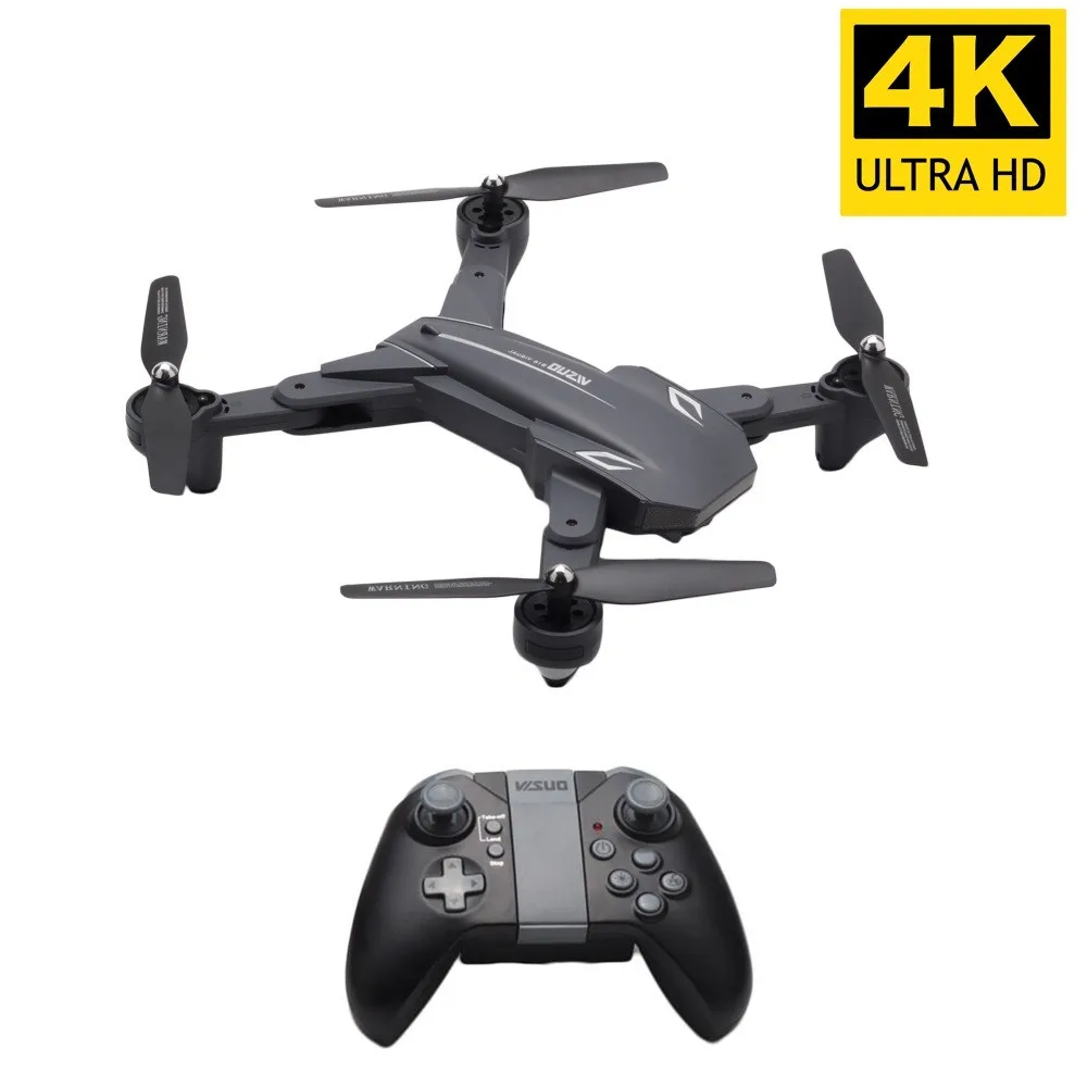 Квадрокоптер с двойной камерой 4K HD Wi Fi FPV|Радиоуправляемые вертолеты| |