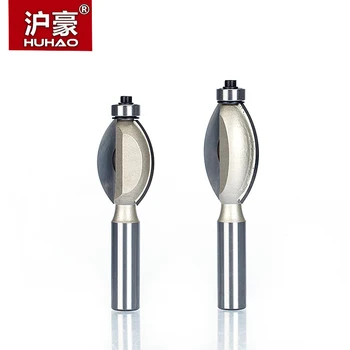 

HUHAO 1pc Shank 1/2" 1/4" Round Carving Bit CNC Bits CNC Woodworking Round Arc 3D Engraving Bits Knurled Nail Clipper For Wood
