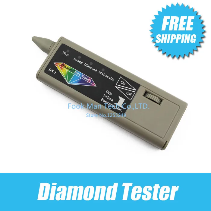 Free Shipping V2 Portable Diamond Gemstone Jewelry Tester Selector Tool Accurate And Reliable Reading LED Audio + Bag Platform