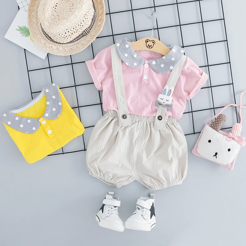 Infant Baby Girl Clothes Clothing Suits Kids Girls Outfits Sets T-shirt Pants
