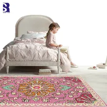 SunnyRain 1 шт. розовый ковер для спальни ковры и маленькие коврики для гостиной для спальни для девочек