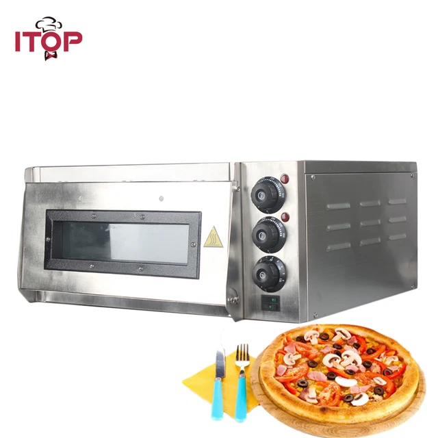Cheap ITOP Pizza Oven 2KW Commercial Electric Pizza Oven Single Layer Professional Electric Baking Oven Cake/Bread/Pizza With Timer Cheap ITOP Pizza Oven 2KW Commercial Electric Pizza Oven Single Layer Professional Electric Baking Oven Cake/Bread/Pizza With Timer