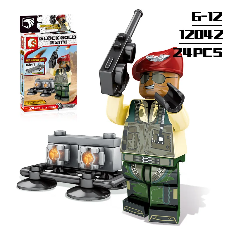 Compatible Legoings Model Building Kits Toys for Boys Military Profession Series Star Wars DIY Building Blocks Figures Mini Toy  (8)