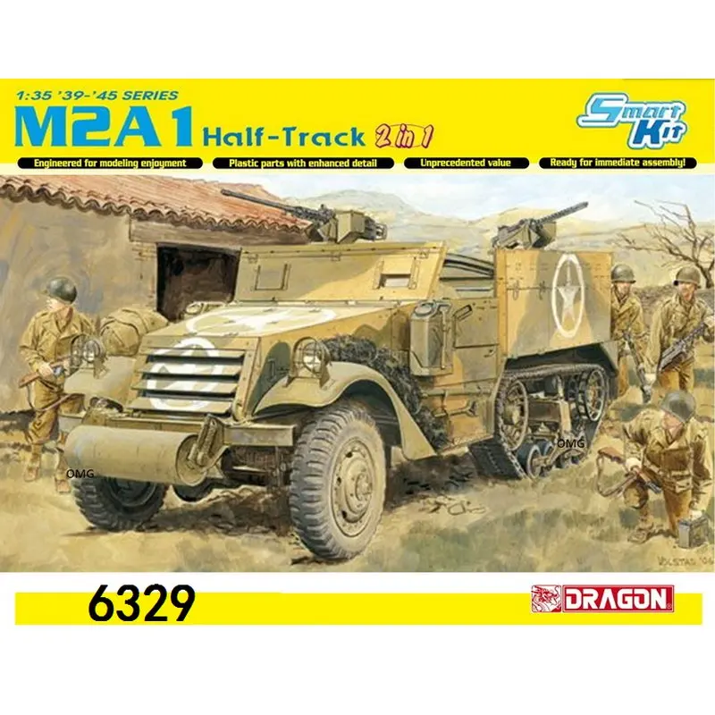 

DRAGON 6329 1/35 U.S. M2A1 Half-Track - Scale model Kit