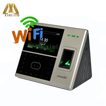 1200 пользователя Uface800 уход за кожей лица рабочего времени и Система контроля доступа с WI-FI табельные часы с отпечатком пальца время Регистраторы