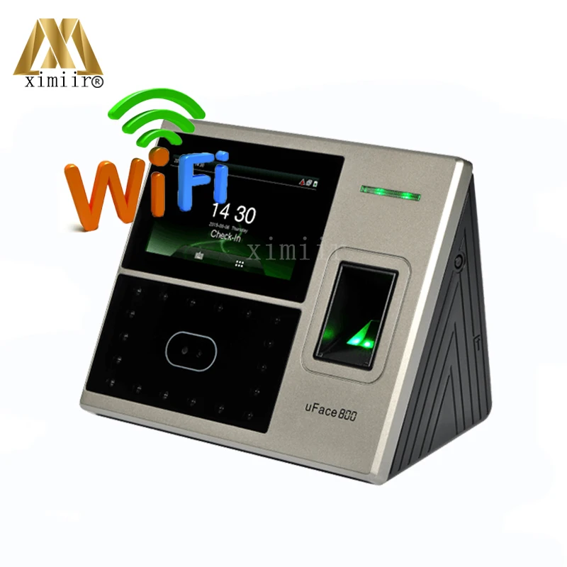 

1200 User Uface800 Face Time Attendance And Access Control System With WIFI Fingerprint Time Clock Time Recorder