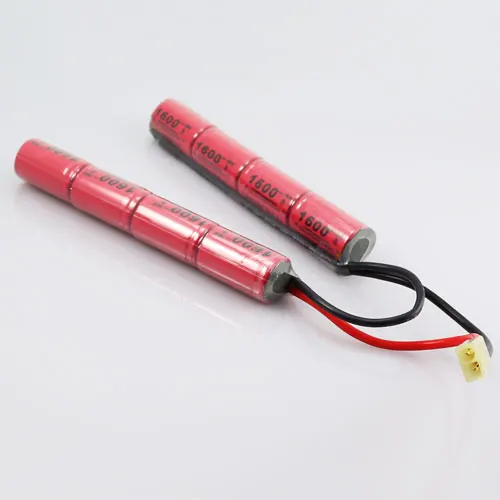 Últimas Novidades 20c Modelo 1600mah ni mh Bateria Grupo 8s cs Ak47 Agosto Mp5 m4 Recarregável Li-ion Celular um no 9.6v - Image 4