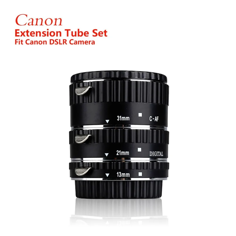 

MEKE Meike MK-C-AF1-A Metal Autofocus AF Confirm Macro Extension Tube for Canon EOS For 550D 1100D 450D 50D 650D 700D 100D 70D