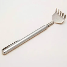 1 шт. практичная удобная портативная регулируемая ручка из нержавеющей стали с зажимом назад скребок телескопическая карманная царапающий массаж набор инструментов