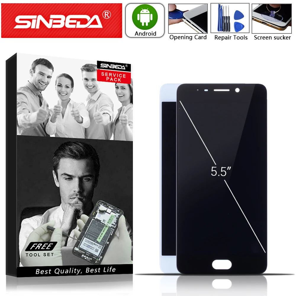 

5.5"Original Display For Meizu M6 Note LCD Touch Screen Digitizer with Frame M721 For MEIZU M6 Note Display M721H M721Q M721W M6