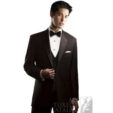 Лидер продаж черные мужские костюмы в деловом стиле на заказ, на заказ классические черные свадебные костюмы для мужчин, смокинги для жениха для мужчин